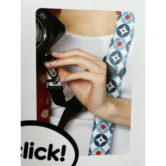 New Camera Strap Quick Shoot Holder Blue SMILE Camera Bag - Picture 2 of 5